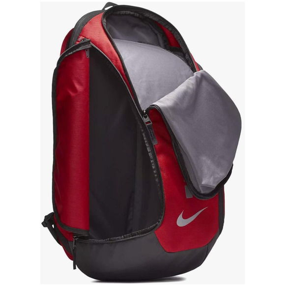 Nike Hoops Elite Pro Max Air Basketball Backpack Red/Silver Black BA5554-657 - Picture 4 of 5